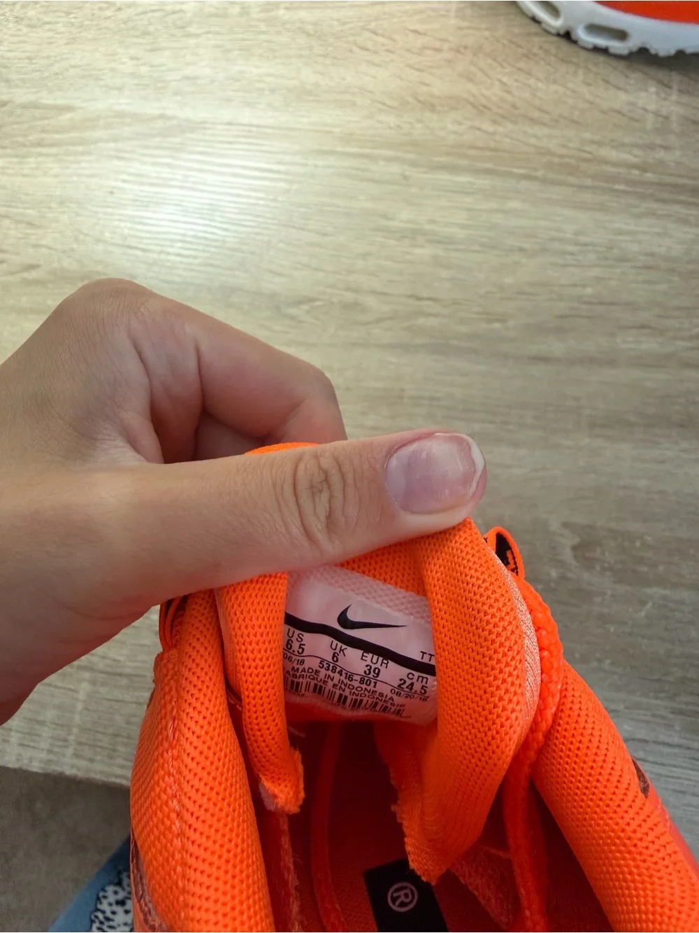 Nike Orange Air Max Sneakers - Orange